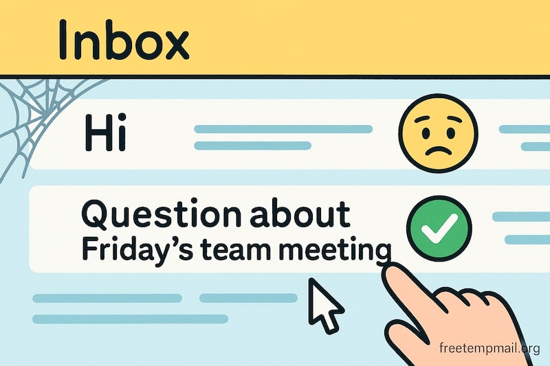exaggerated subject lines